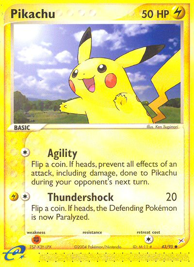 Pikachu #043 Team Magma vs Team Aqua (EN)