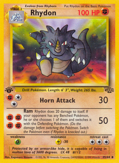 Rhydon #045 Jungle 1st Ed (ES)