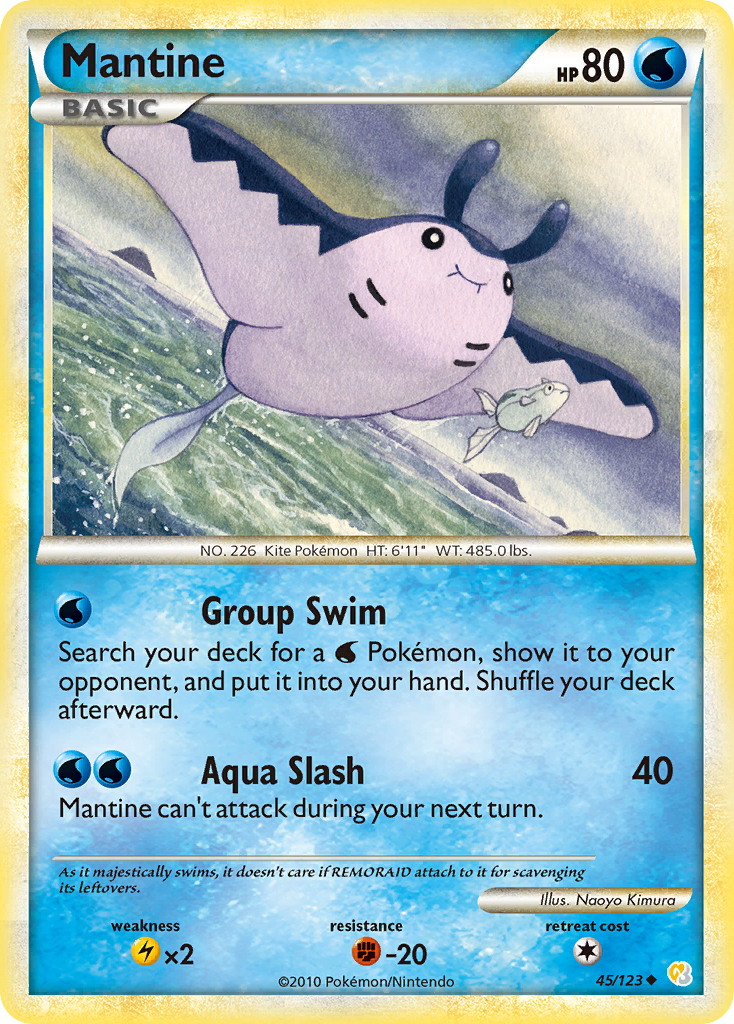Mantine #045 HeartGold & SoulSilver (EN)
