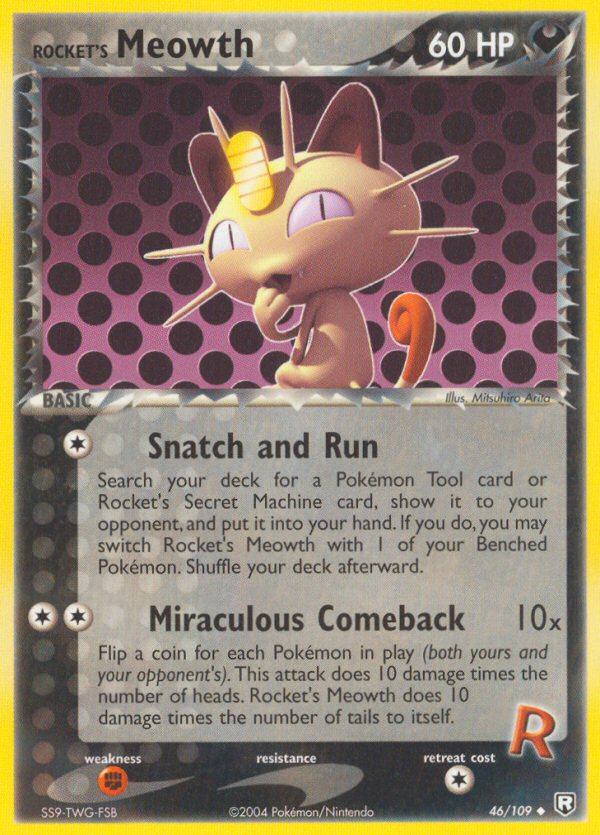 Rocket's Meowth #046 Team Rocket Returns (EN)
