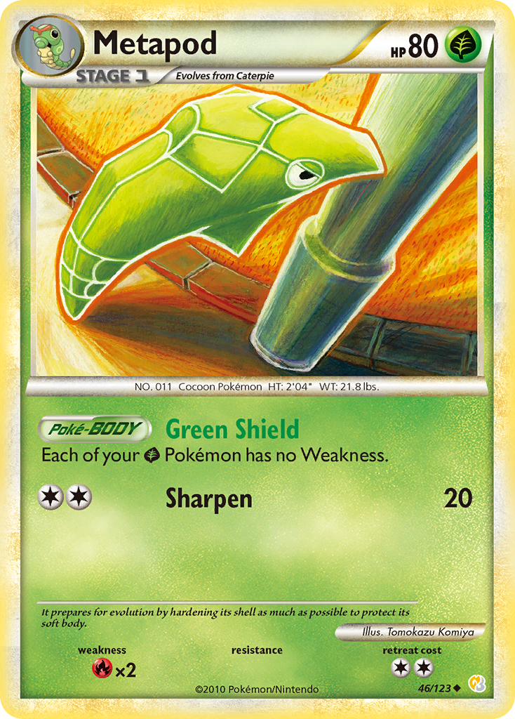 Metapod #046 HeartGold & SoulSilver (EN)