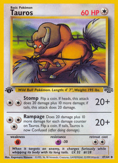 Tauros #047 Jungle 1st Ed (ES)