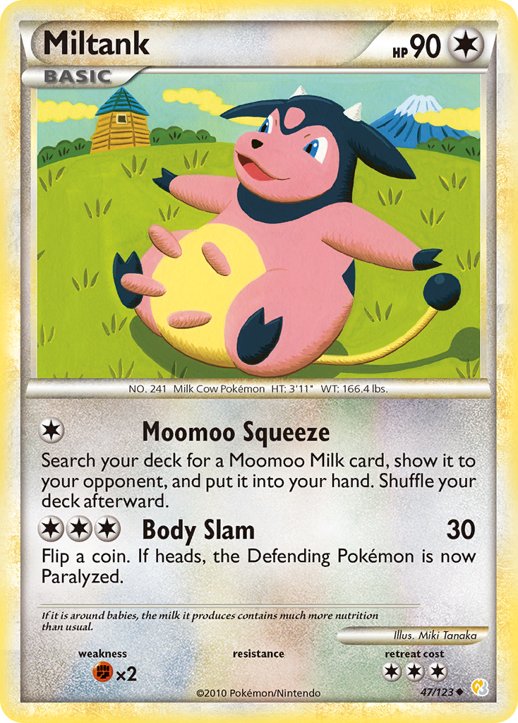 Miltank #047 HeartGold & SoulSilver (EN)