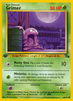 Grimer #048 Fossil 1st Ed (ES)