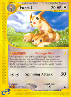 Furret #048 Aquapolis (EN)