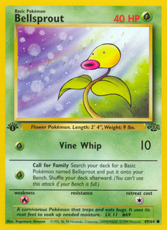 Bellsprout #049 Jungle 1st Ed (ES)