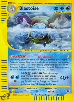 Blastoise #004 Expedition (EN)