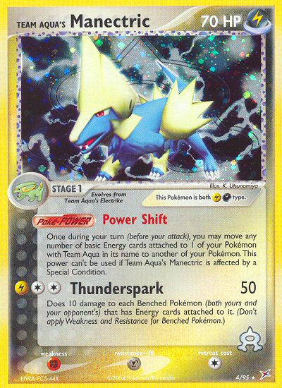 Team Aqua's Manectric #004 Team Magma vs Team Aqua (EN)