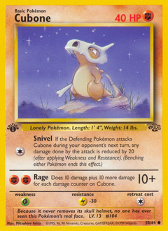 Cubone #050 Jungle 1st Ed (ES)