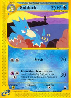 Golduck #50b Aquapolis (EN)