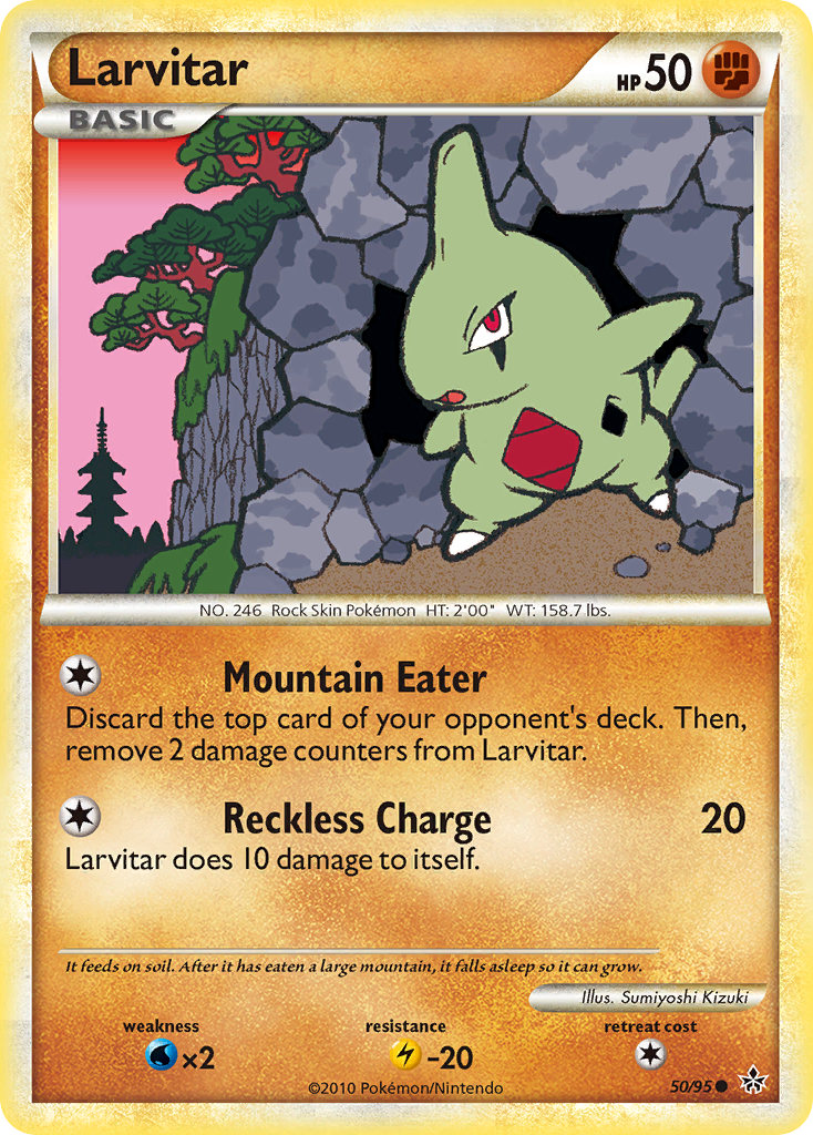 Larvitar #050 Unleashed (EN)