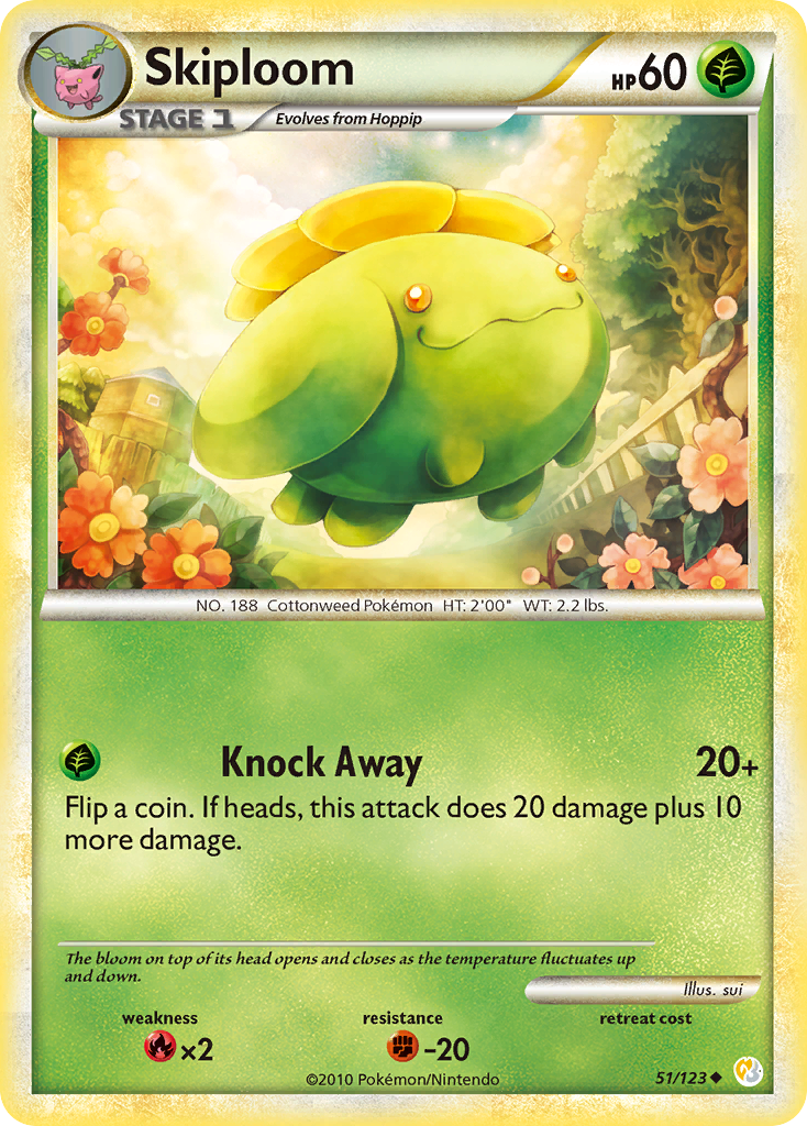Skiploom #051 HeartGold & SoulSilver (EN)