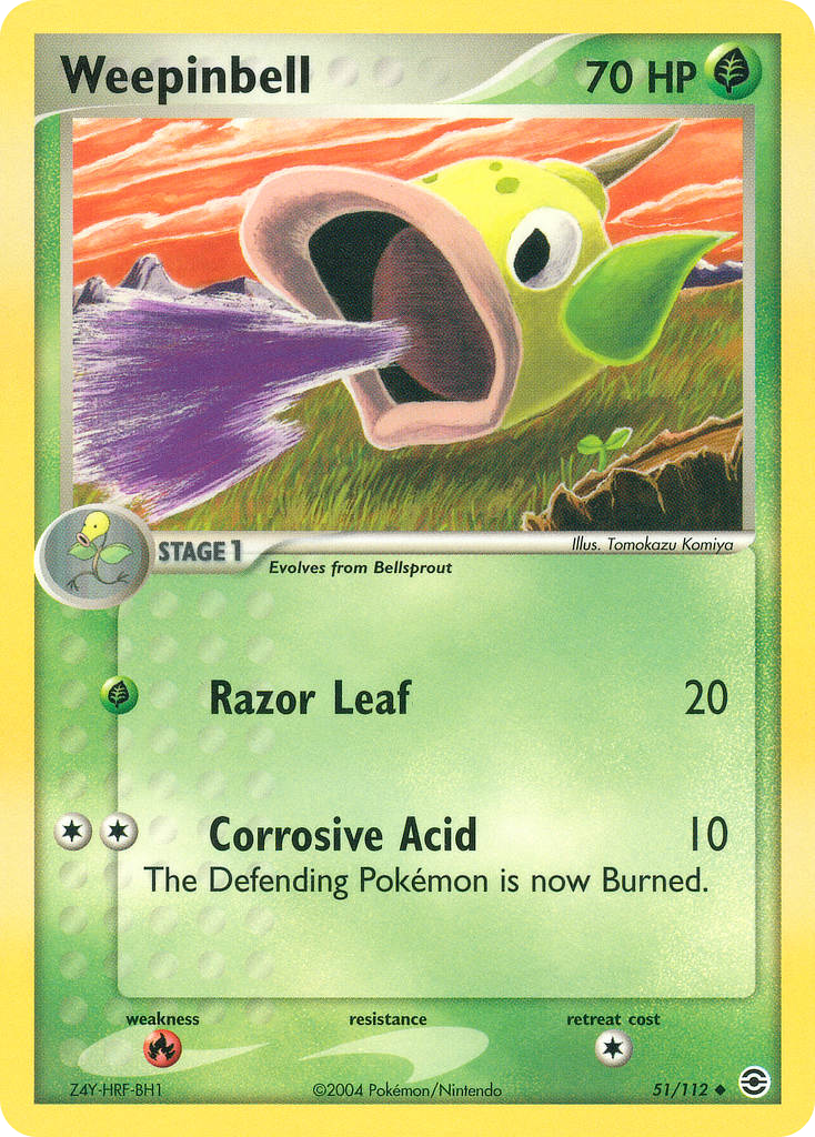 Weepinbell #051 FireRed & LeafGreen (EN)
