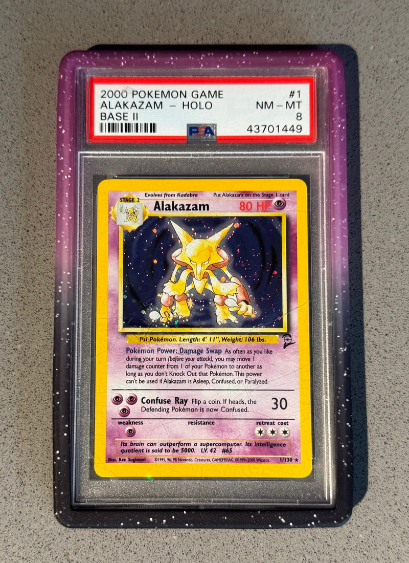 Alakazam #1 Base Set 2 PSA 8