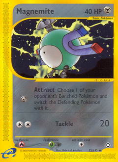 Magnemite #052 Aquapolis (EN)