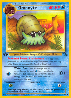 Omanyte #052 Fossil 1st Ed (ES)