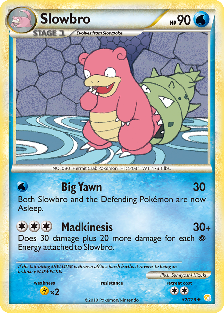 Slowbro #052 HeartGold & SoulSilver (EN)