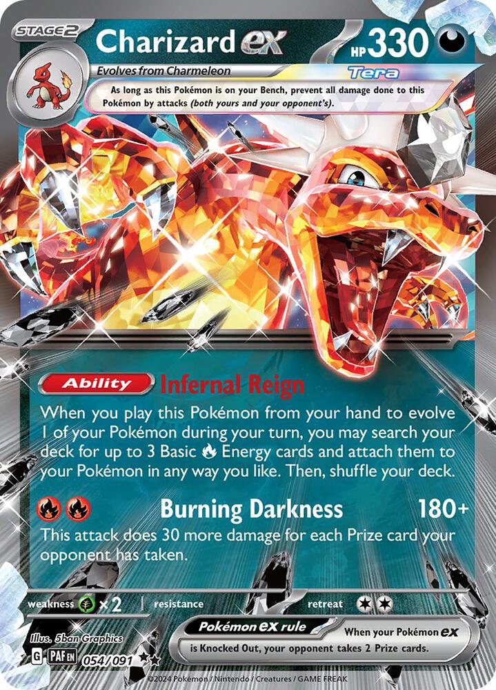 Charizard EX #154 Paldean Fates (EN)