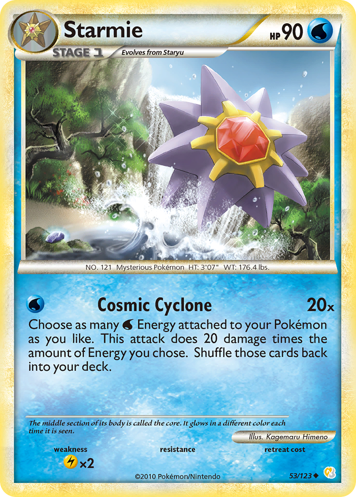 Starmie #053 HeartGold & SoulSilver (EN)