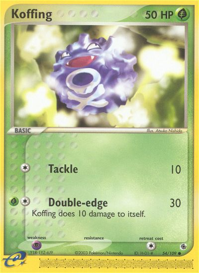 Koffing #054 Ruby & Sapphire (EN)