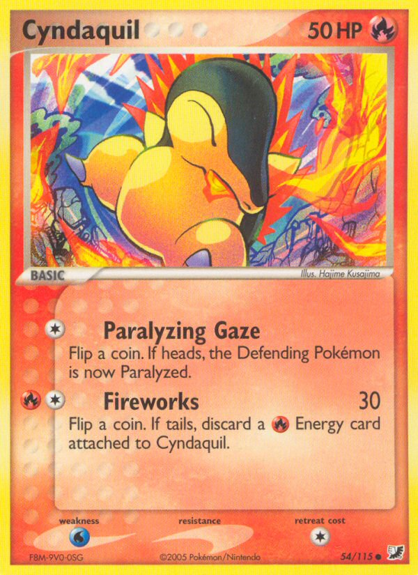 Cyndaquil #054 Unseen Forces (EN)