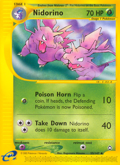 Nidorino #055 Aquapolis (EN)