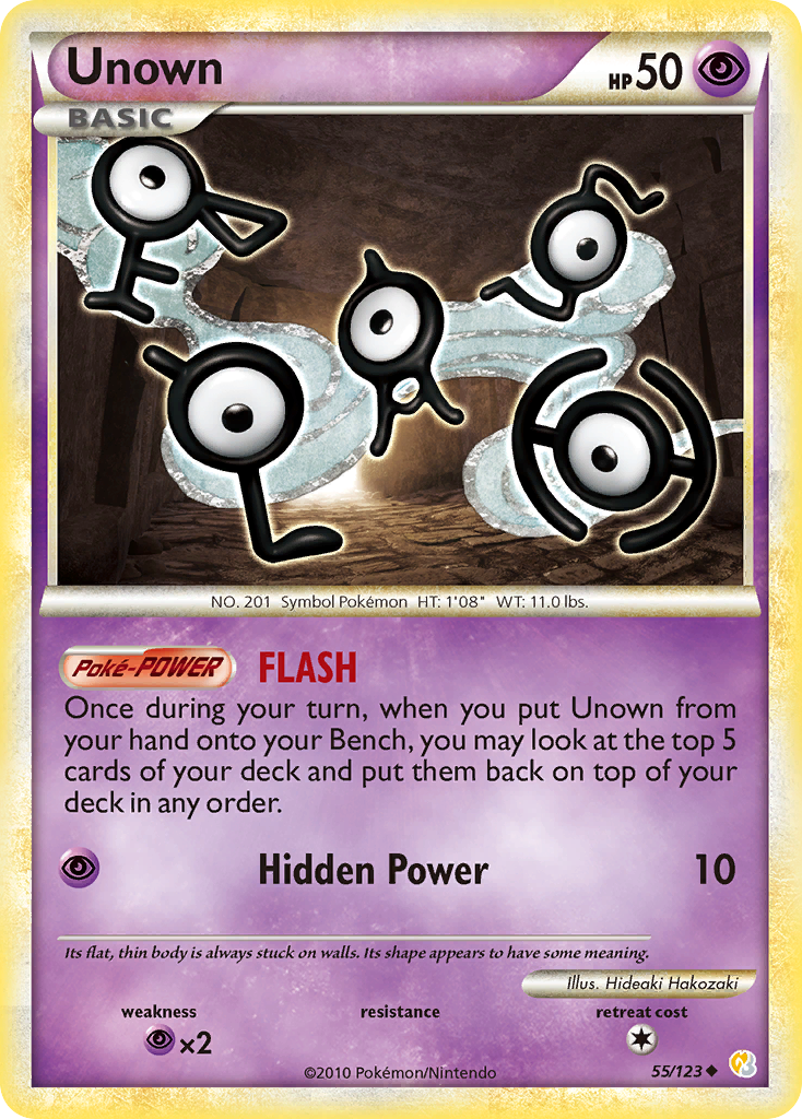 Unown #055 HeartGold & SoulSilver (EN)