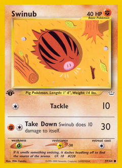 Swinub #057 Neo Revelation 1st Ed (EN)