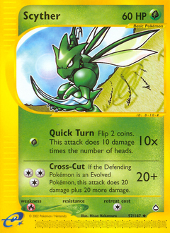 Scyther #057 Aquapolis (EN)