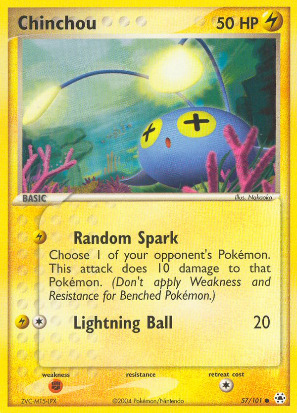 Chinchou #057 Hidden Legends (EN)