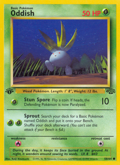 Oddish #058 Jungle 1st Ed (ES)