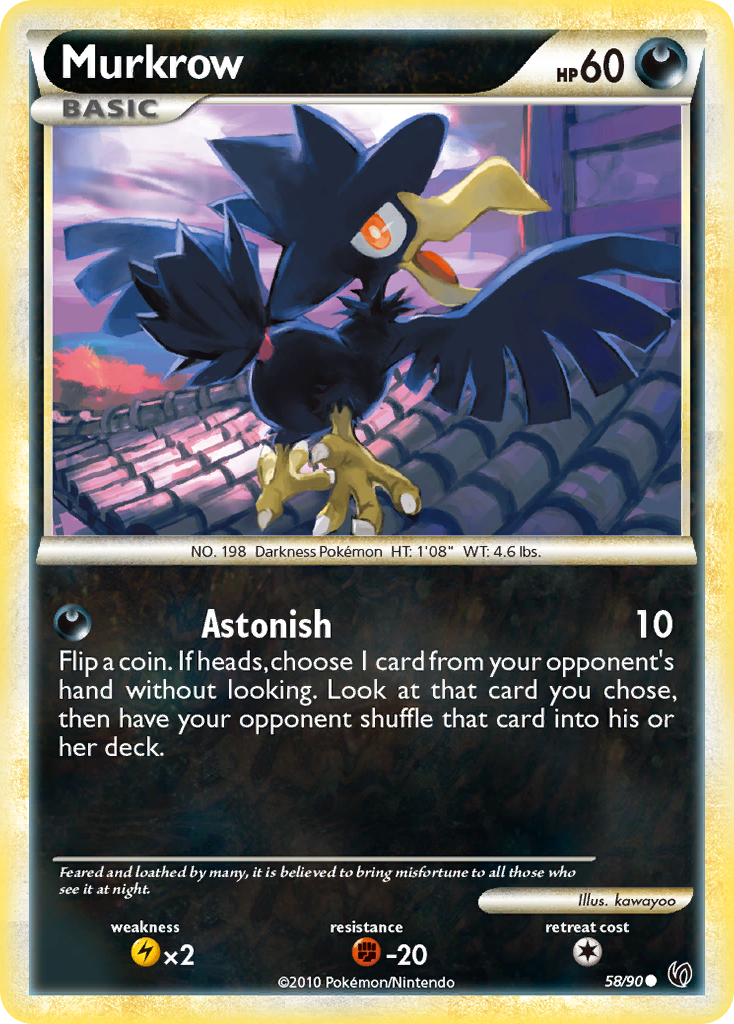 Murkrow #058 Undaunted (EN)