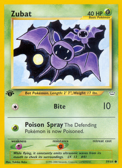 Zubat #059 Neo Revelation 1st Ed (EN)