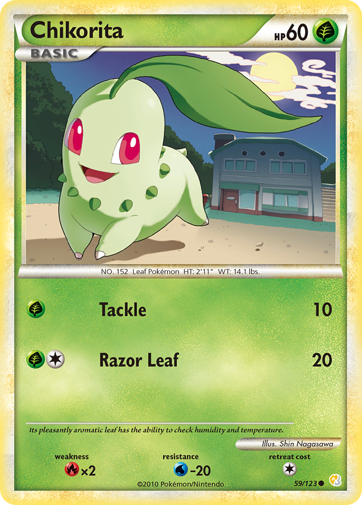 Chikorita #059 HeartGold & SoulSilver (EN)