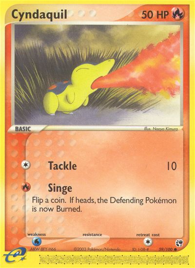 Cyndaquil #059 Sandstorm (EN)