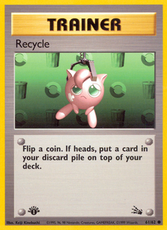 Recycle #061 Fossil 1st Ed (ES)