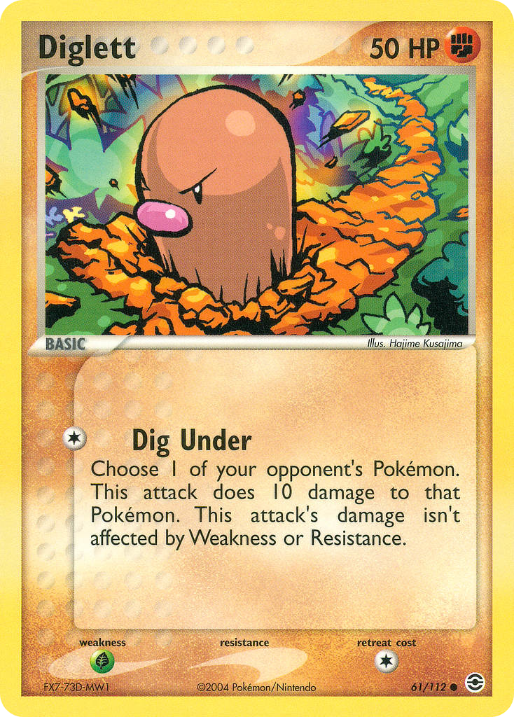 Diglett #061 FireRed & LeafGreen (EN)