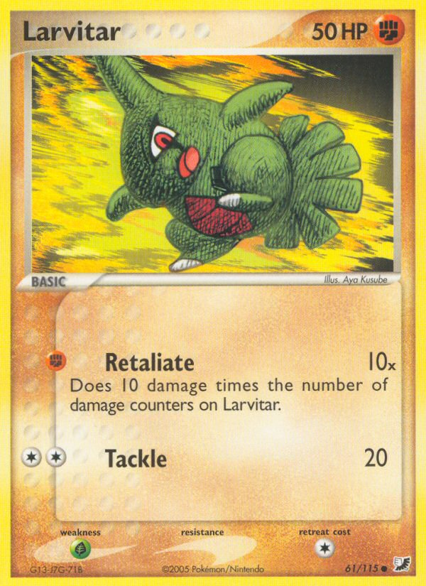 Larvitar #061 Unseen Forces (EN)