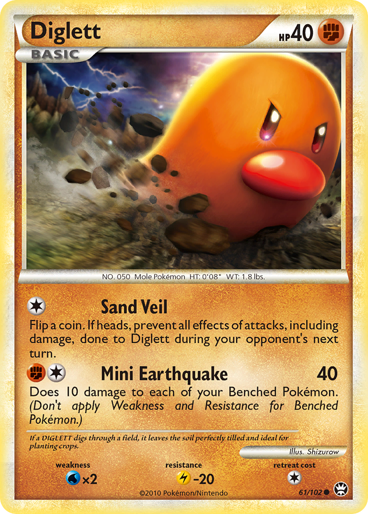 Diglett #061 Triumphant (EN)