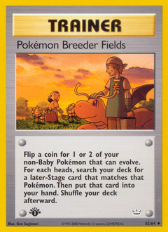 Pokémon Breeder Fields #062 Neo Revelation 1st Ed (EN)