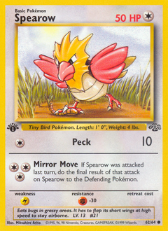 Spearow #062 Jungle 1st Ed (ES)