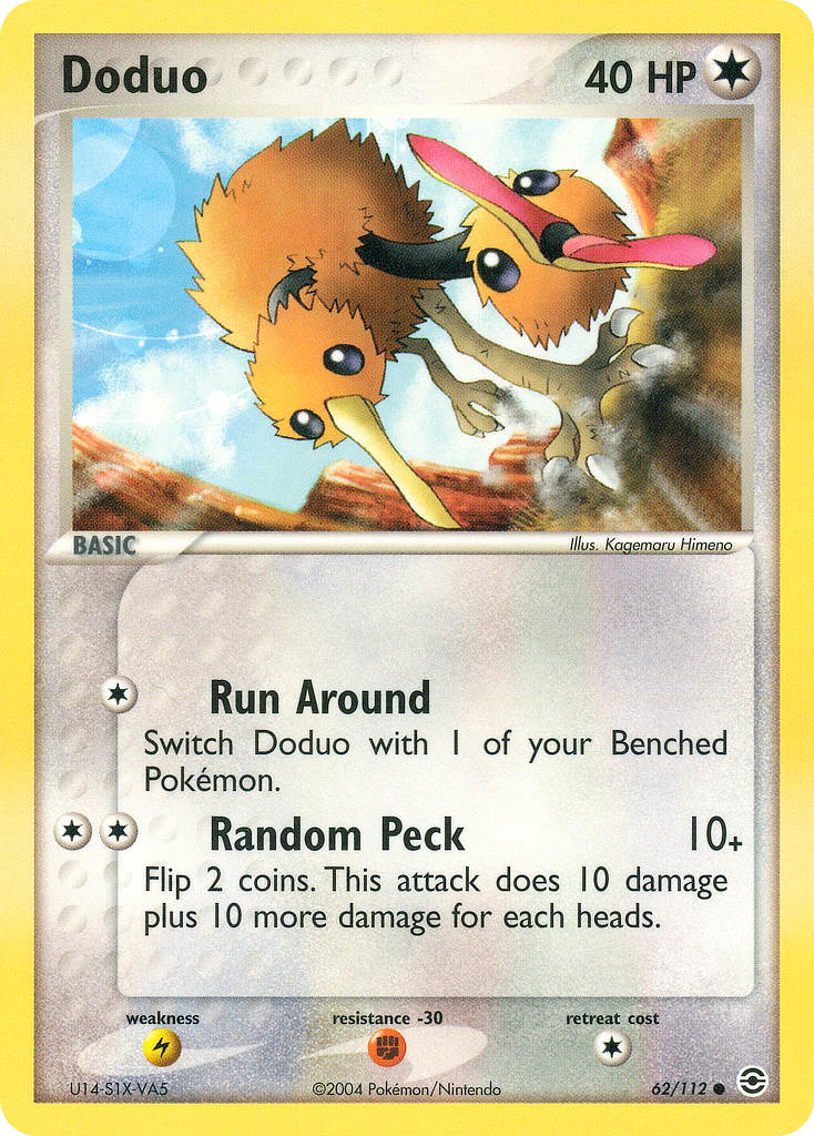 Doduo #062 FireRed & LeafGreen (EN)