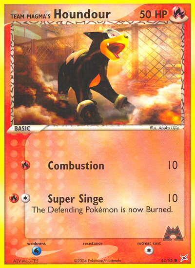 Team Magma's Houndour #062 Team Magma vs Team Aqua (EN)