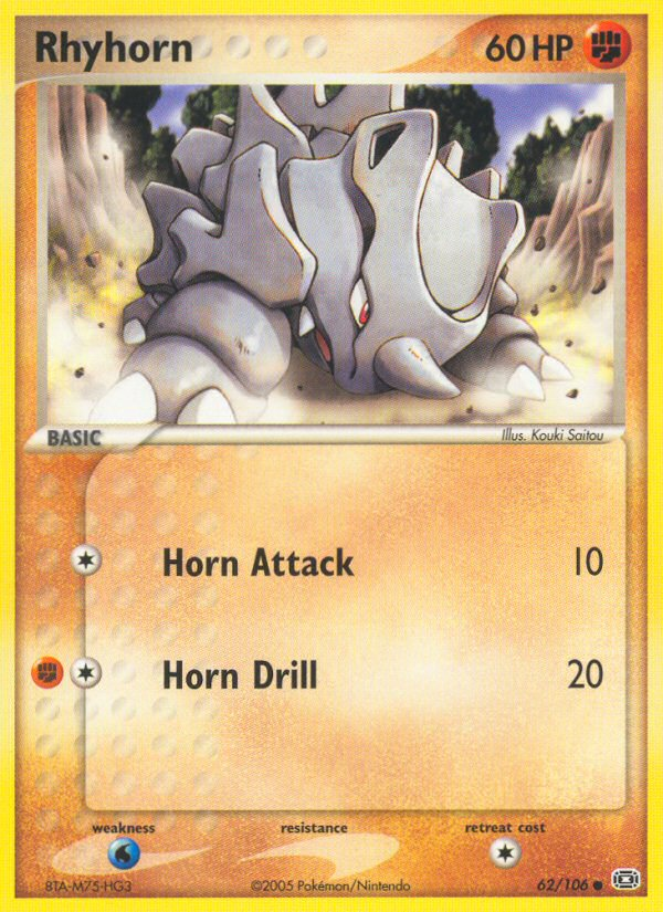Rhyhorn #062 Emerald (EN)