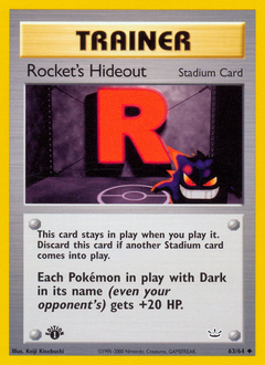 Rocket's Hideout #063 Neo Revelation 1st Ed (EN)