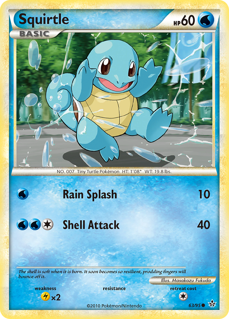 Squirtle #063 Unleashed (EN)