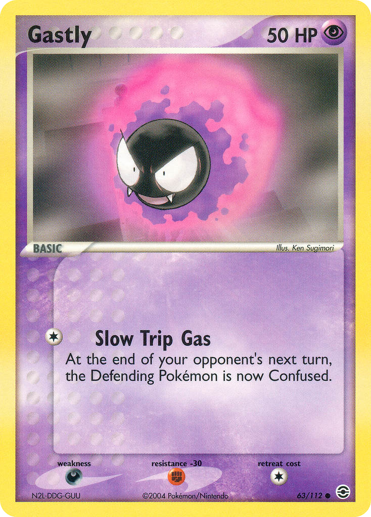 Gastly #063 FireRed & LeafGreen (EN)