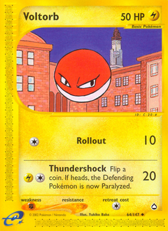 Voltorb #064 Aquapolis (EN)