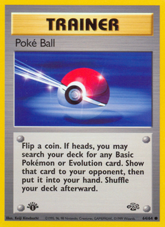 Poké Ball #064 Jungle 1st Ed (ES)