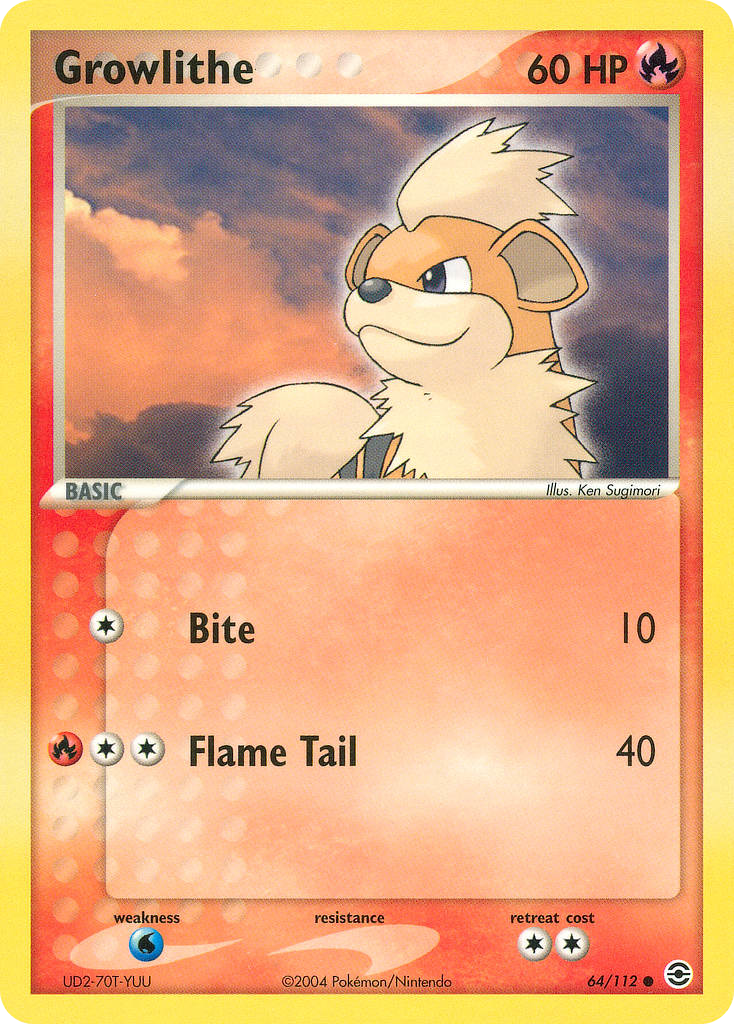 Growlithe #064 FireRed & LeafGreen (EN)